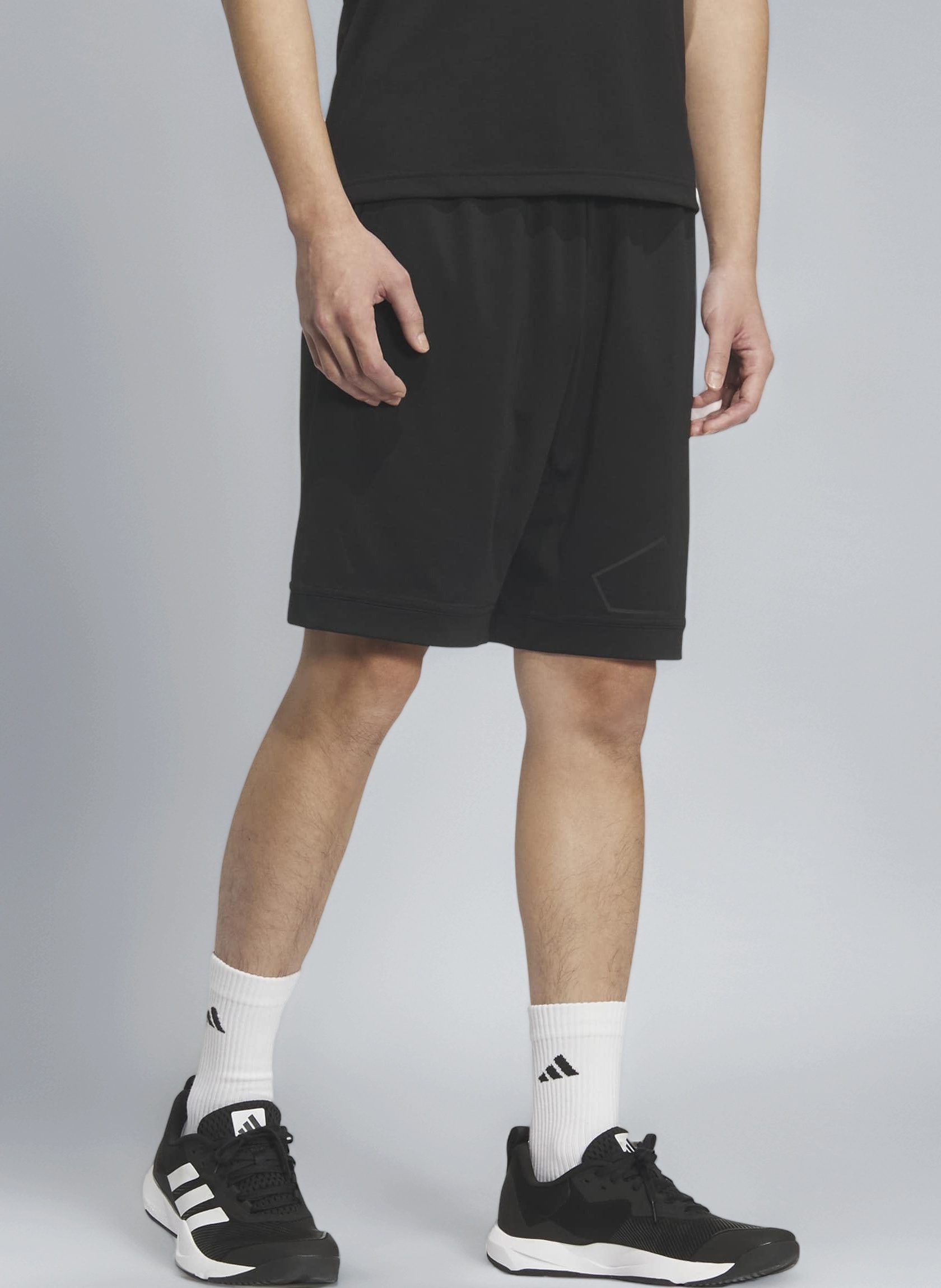 Amazon | アディダス ショートパンツ TRN ビッグ ロゴ ショーツ メンズ